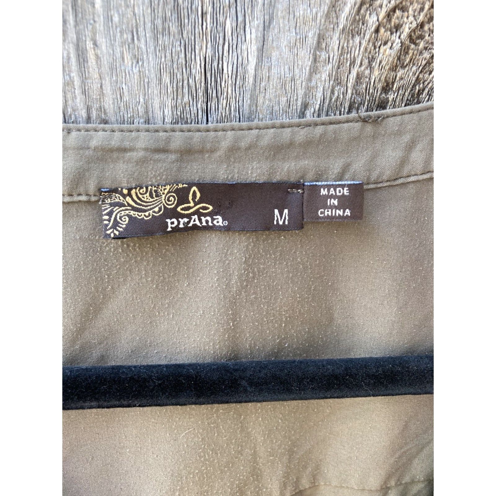 Prana Women's PrAna Green Solid V-Neck String Tunic Dress M Pocket Light Breath Yoga Size M / US 6-8 / IT 42-44 - 2 Thumbnail