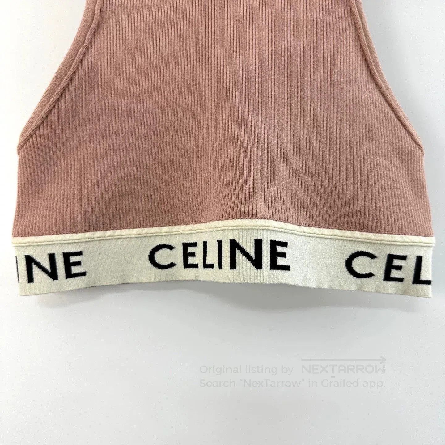 Celine Celine Women's Pink Roman Pattern Sports Vest. Size S / US 4 / IT 40 - 4 Thumbnail