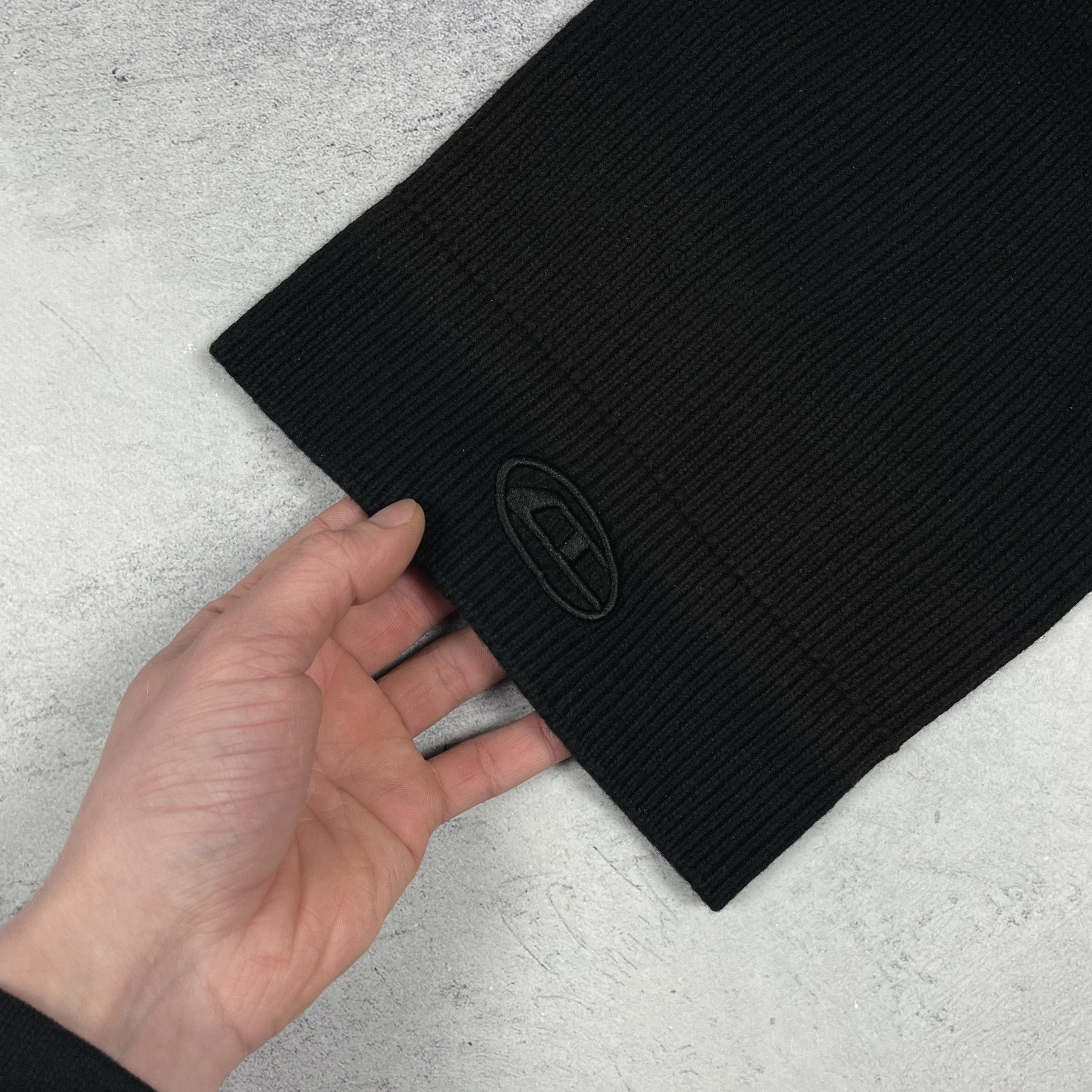 Diesel Designer Diesel Big D Logo Beanie Hat Size ONE SIZE - 6 Thumbnail