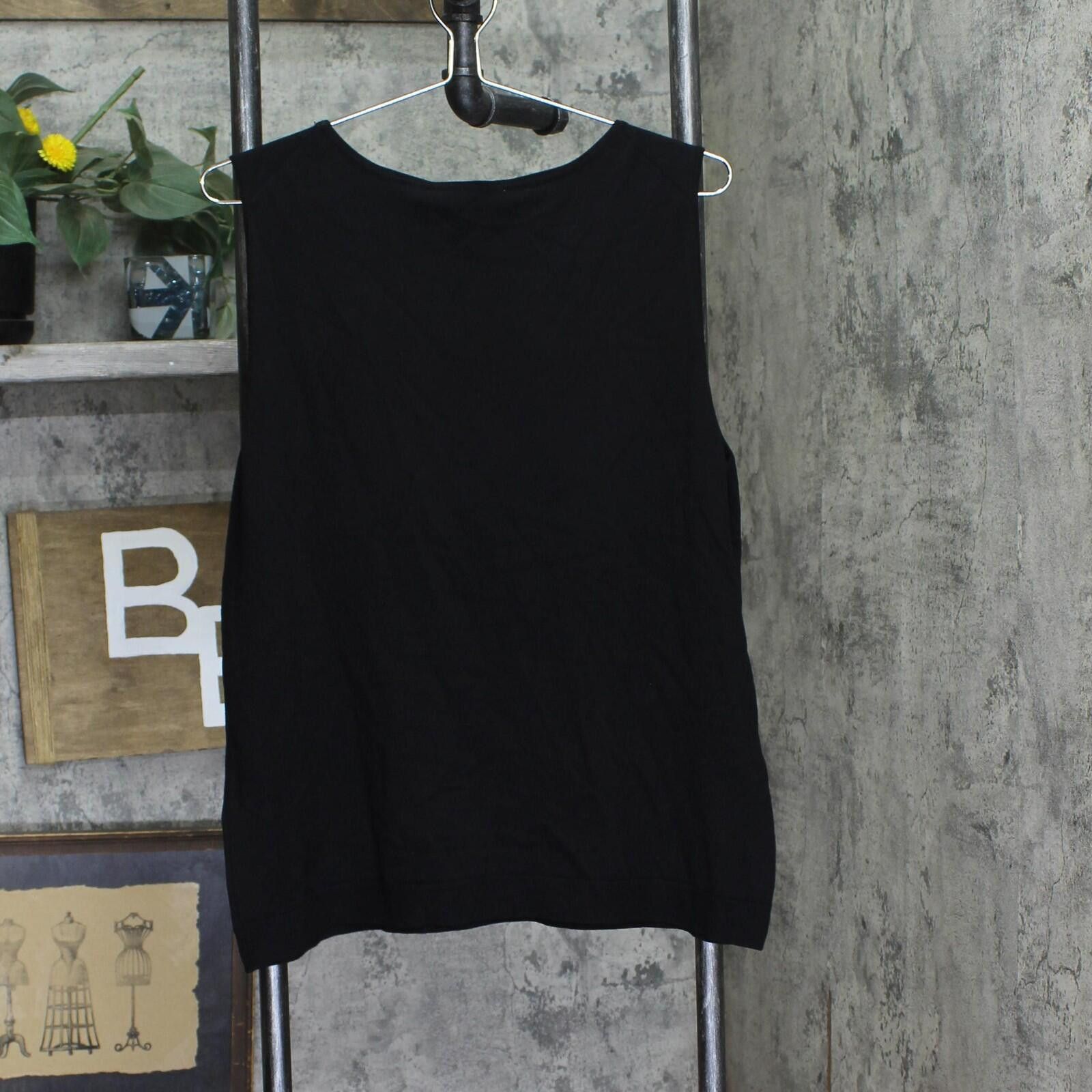 Other Nwt Kasper Womens Embroidered Knit Top 10924833 Black Xl Size XL / US 12-14 / IT 48-50 - 2 Thumbnail