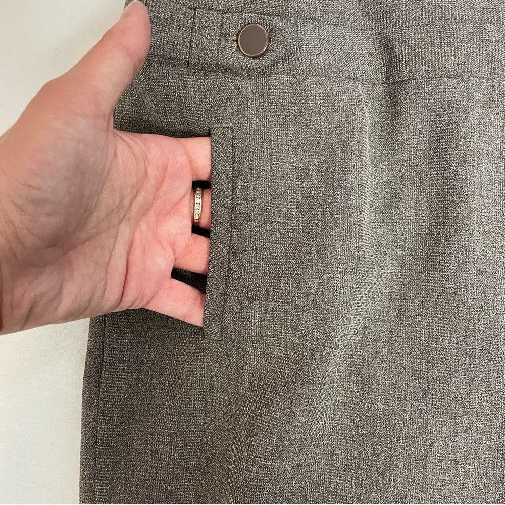 Other Larry Levine Petite Brown Pants Size 12 Petite Size 34" / US 12 / IT 48 - 5 Thumbnail