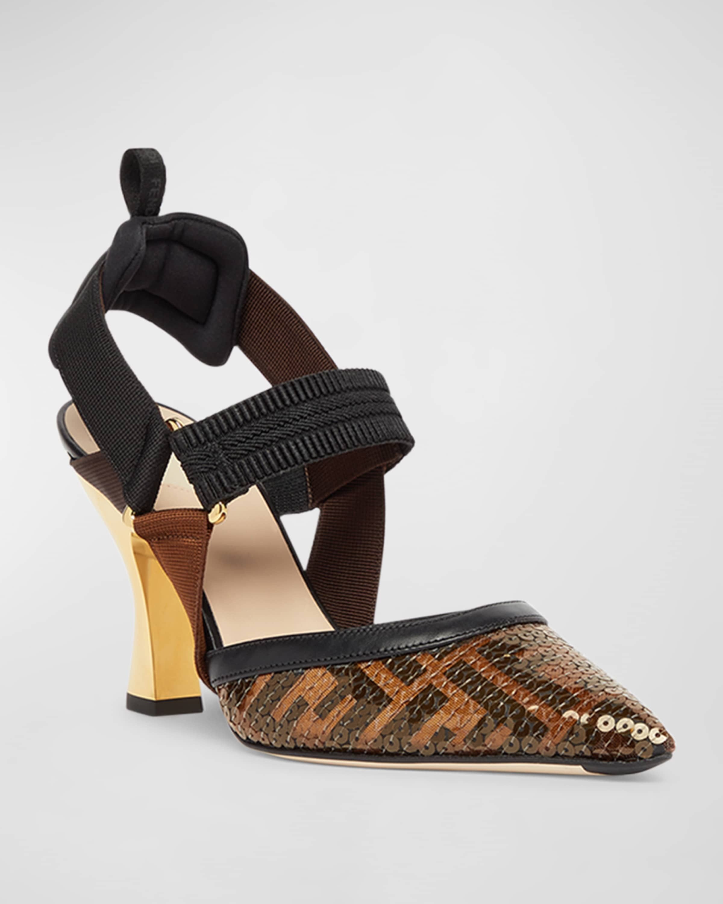 Fendi o1s1wg110425 Pumps in Black Size US 6 / IT 36 - 1 Thumbnail