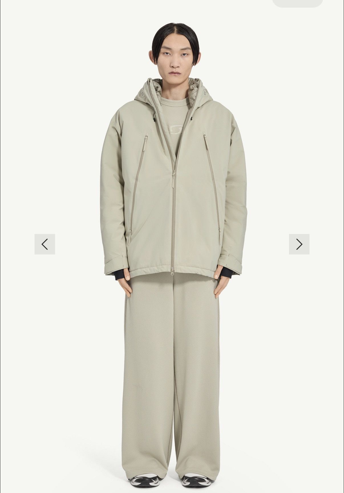 Maison Margiela × Salomon MM6 x Salomon technical jacket-abbey stone/cream- small Size US S / EU 44-46 / 1 - 1 Thumbnail