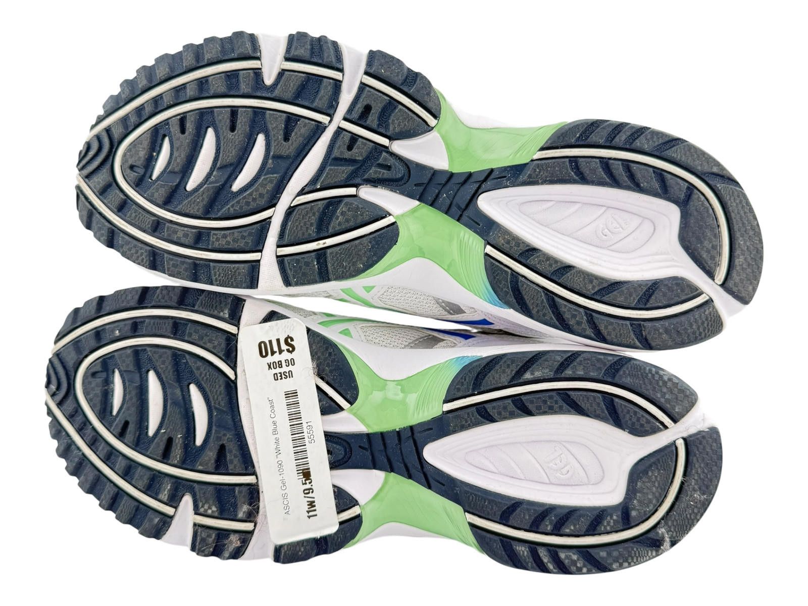 Asics ASICS Gel-1090 White Blue Coast 11W Used OG Box Size US 11 / IT 41 - 5 Thumbnail