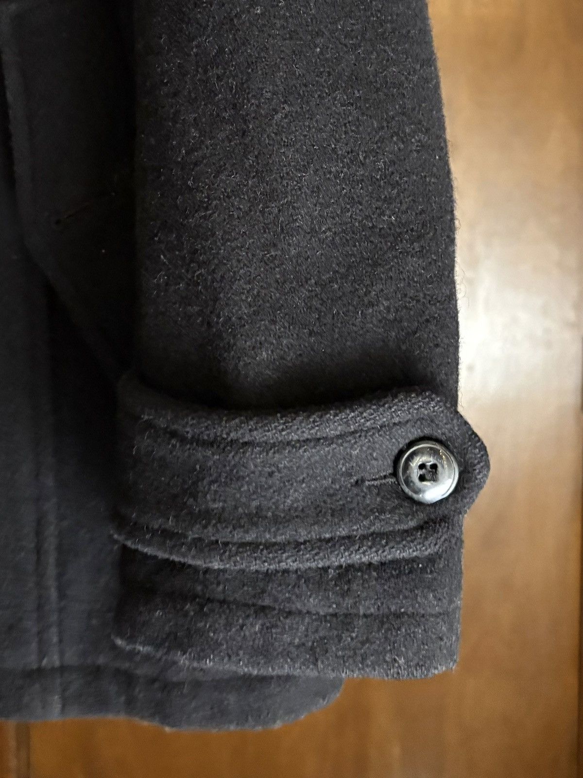 Schott Schott NYC Black Lined Wool Field Jacket Made In Canada Size US L / EU 52-54 / 3 - 3 Thumbnail