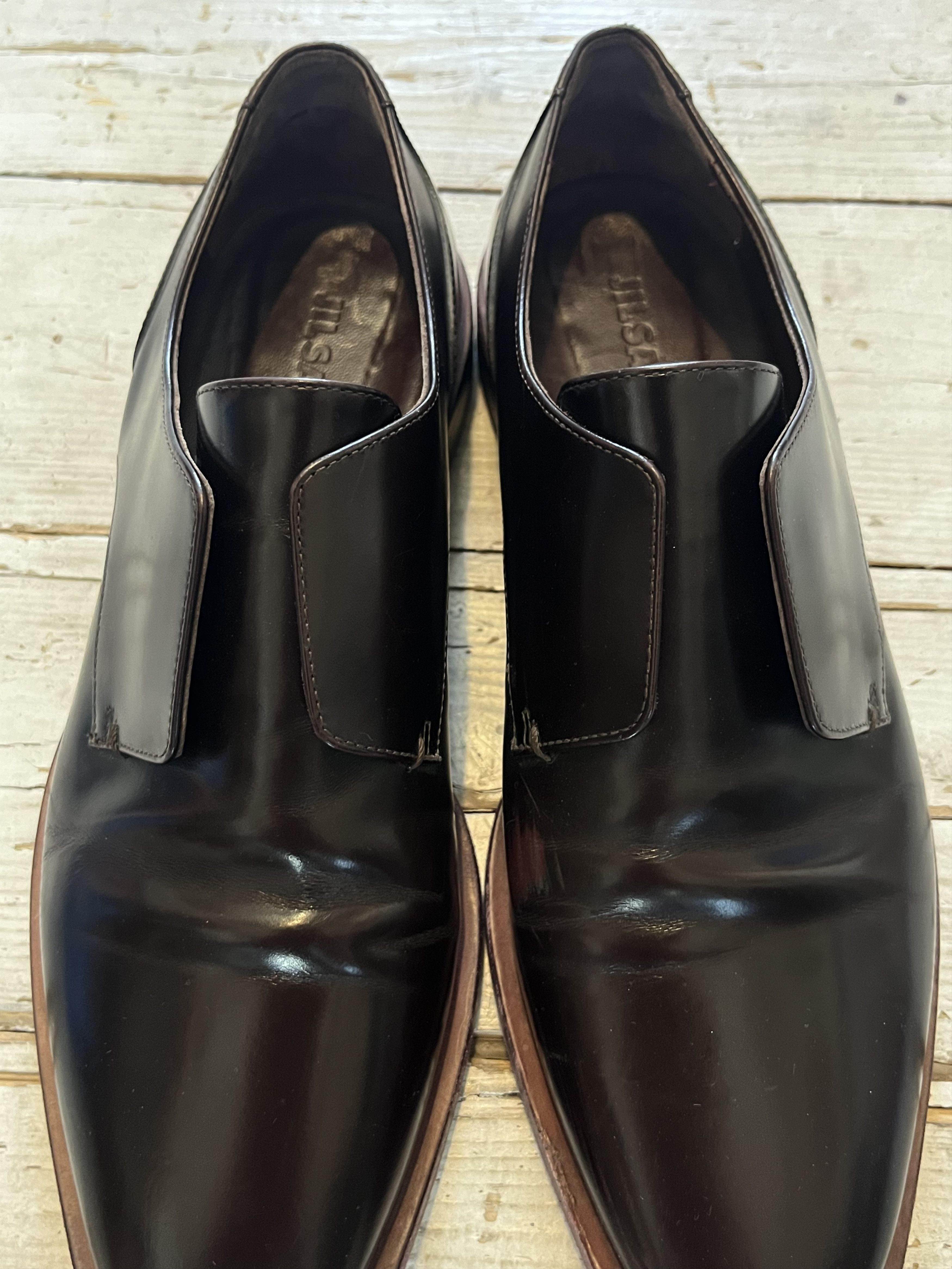 Jil Sander × Raf Simons Jil Sander x Raf Simons Cherry Red Leather Shoes Size US 8.5 / IT 38.5 - 6 Thumbnail