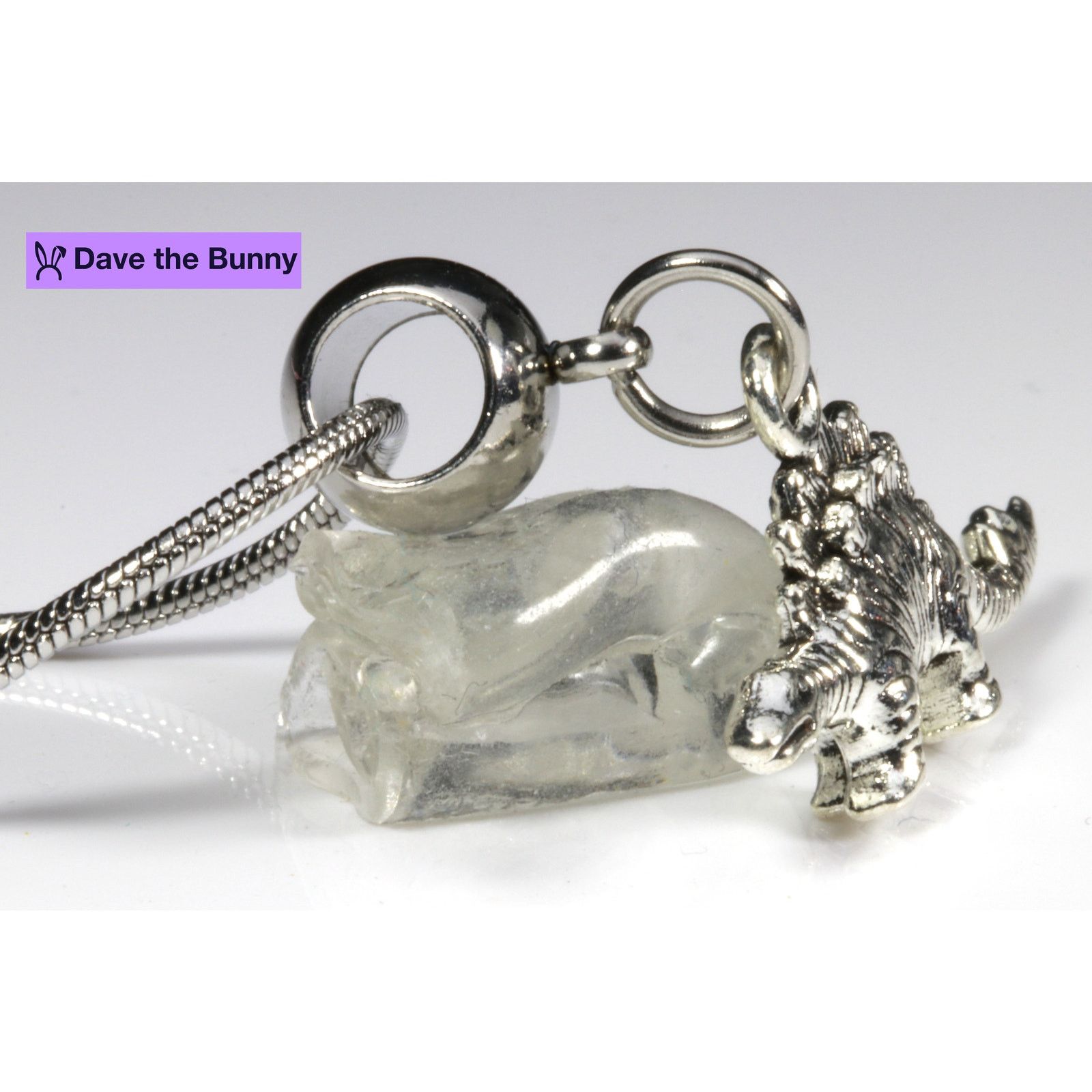 & Other Stories Stegasaurus Charm Necklace - Dinosaur Charm Pendant Size ONE SIZE - 4 Thumbnail