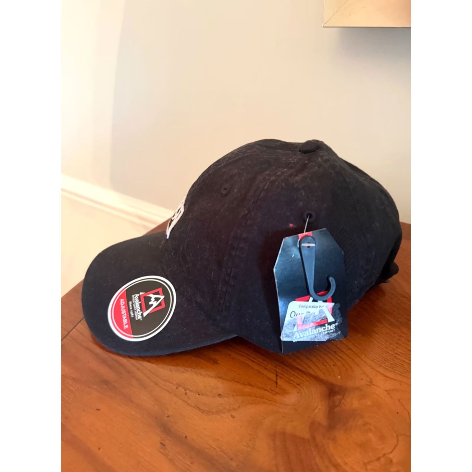 Avalanche Avalanche Hat Black Strapback Baseball Cap Outdoor Adult One Size Men Adjustable Lightweight Moisture Wicking NWT NEW Canvas Collection Size ONE SIZE - 2 Thumbnail