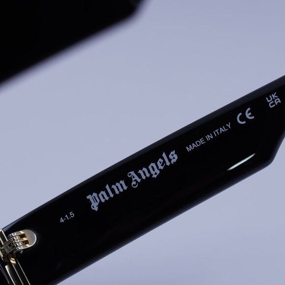 Palm Angels Palm Angels PERI104 NOAH 1007 Sunglasses Black Rectangle Size ONE SIZE - 7 Thumbnail