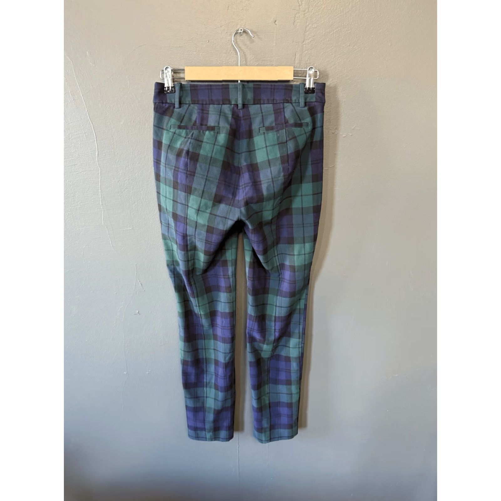 J.Crew J. Crew Pants Womens Size 2 Green Plaid Chino Ruby Full Length Size 26" / US 2 / IT 38 - 2 Thumbnail