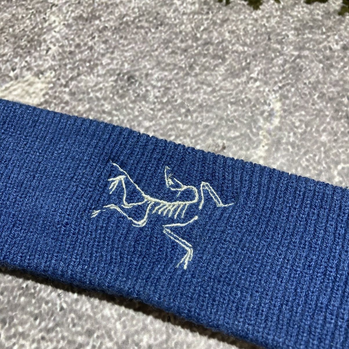 Arc'teryx Arc'teryx Headband Ear Warmer Knit Blue Silver Logo Running Size ONE SIZE - 2 Thumbnail