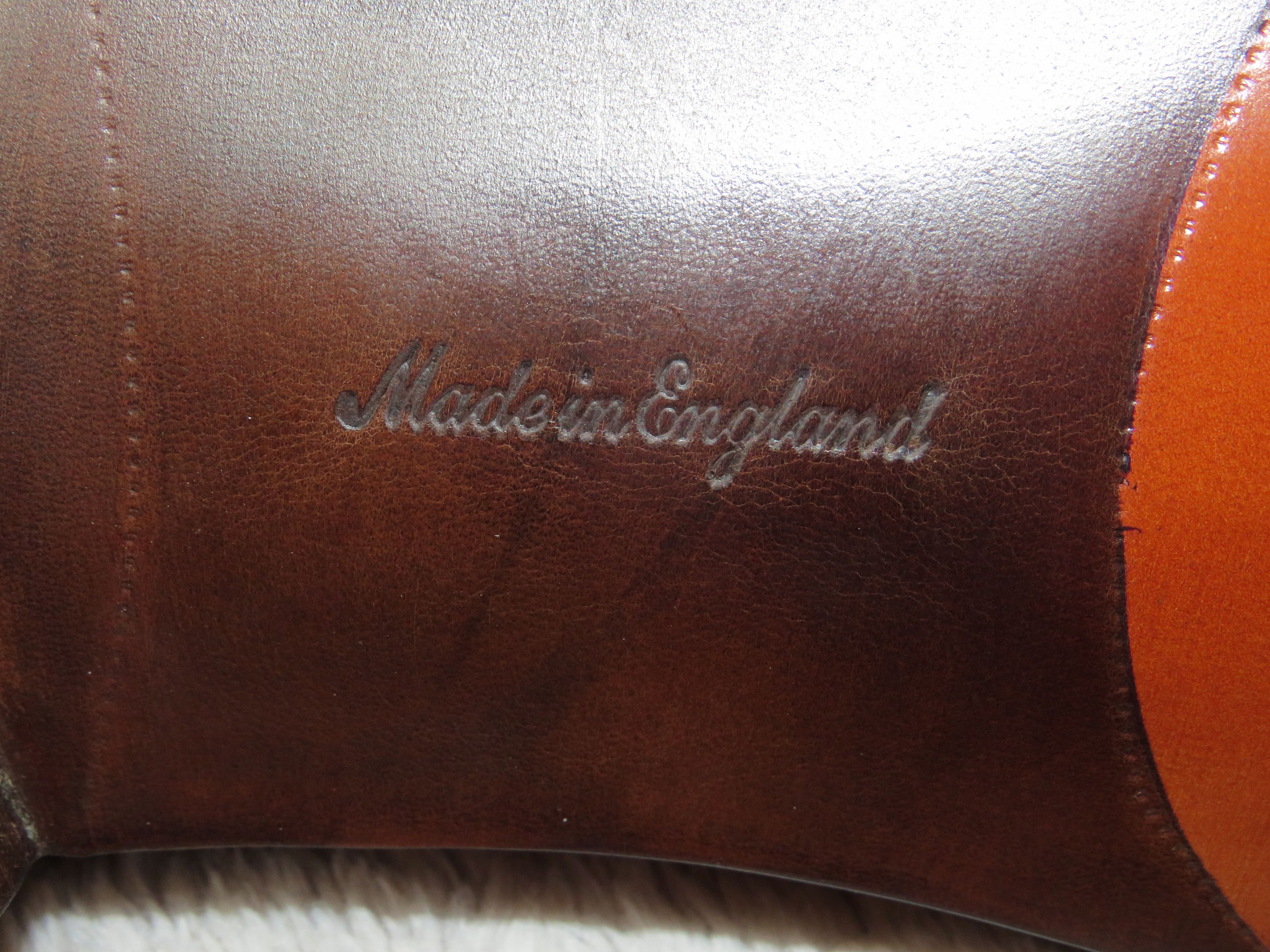 Edward Green × Ralph Lauren Purple Label Brooksville Chestnut Calf Leather Brogues 12D NWB Size US 12 / EU 45 - 10 Thumbnail