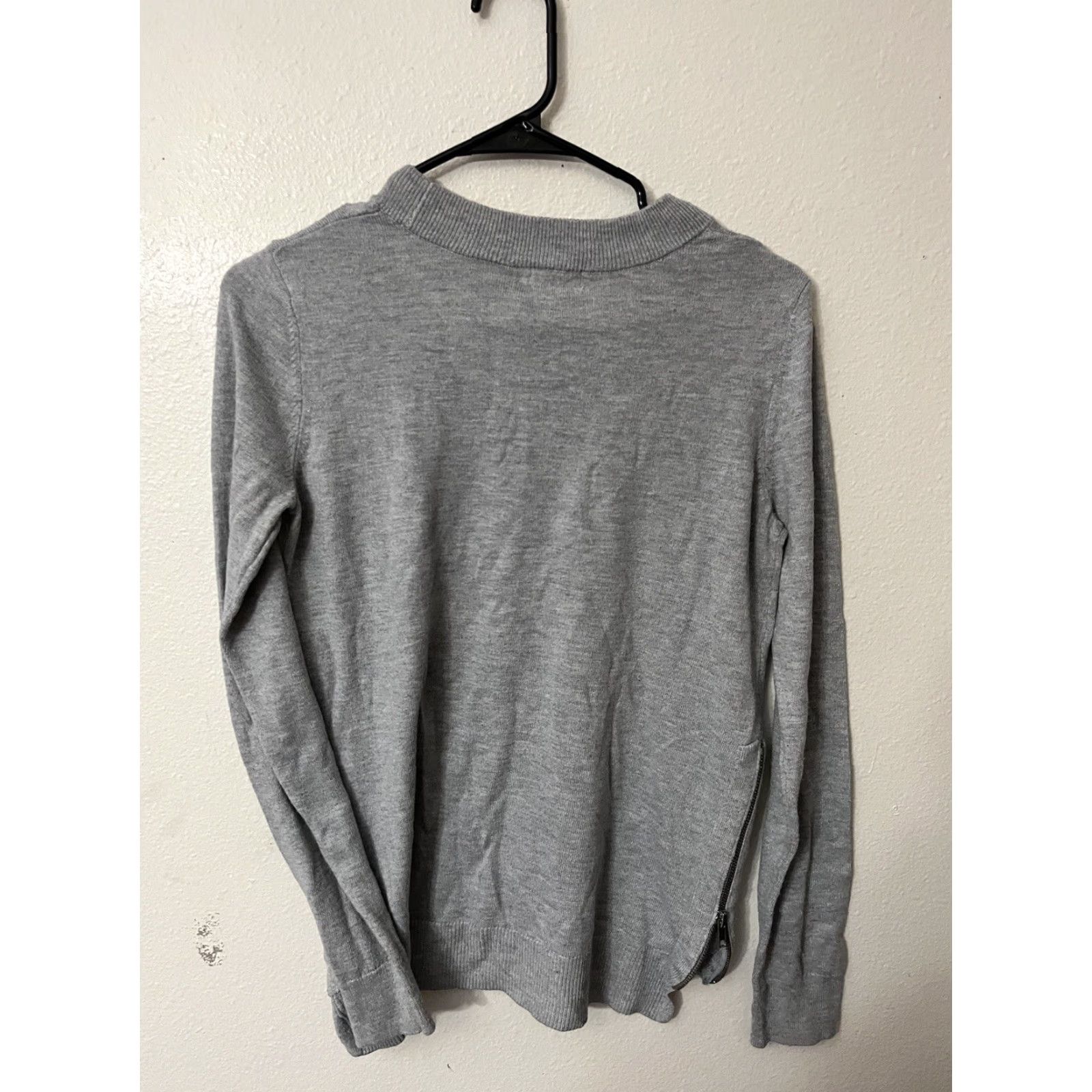 H&M VINTAGE H&M Conscious Womens Sweater Knit Gray Long Sleeve Crew Neck Small Pullover 90s Womens Size S / US 4 / IT 40 - 2 Thumbnail