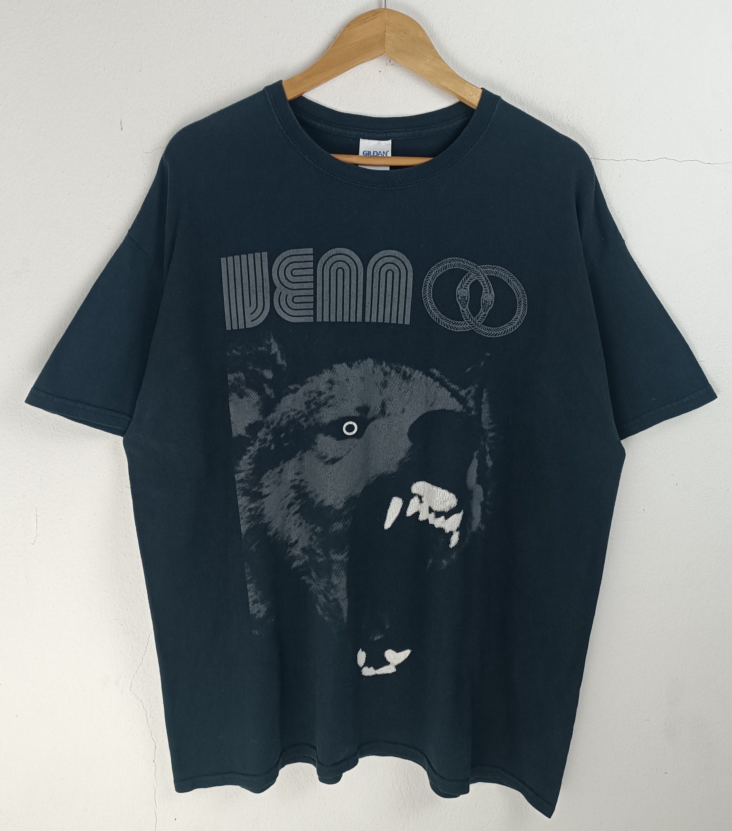 Band Tees VINTAGE FADED VENN RECORDS NOISE ELECTRO PUNK ROCK LABEL TEE Size US XL / EU 56 / 4 - 3 Thumbnail
