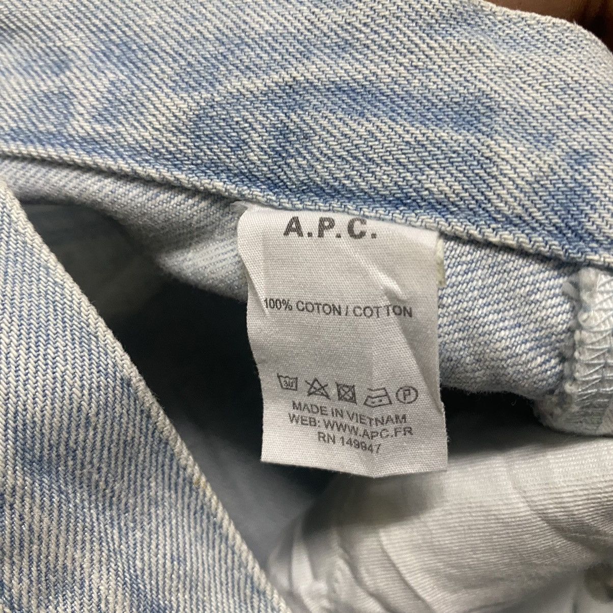 A.P.C. A.P.C Petit New Standard Light Blue Stonewash Jeans Size US 31 - 21 Thumbnail