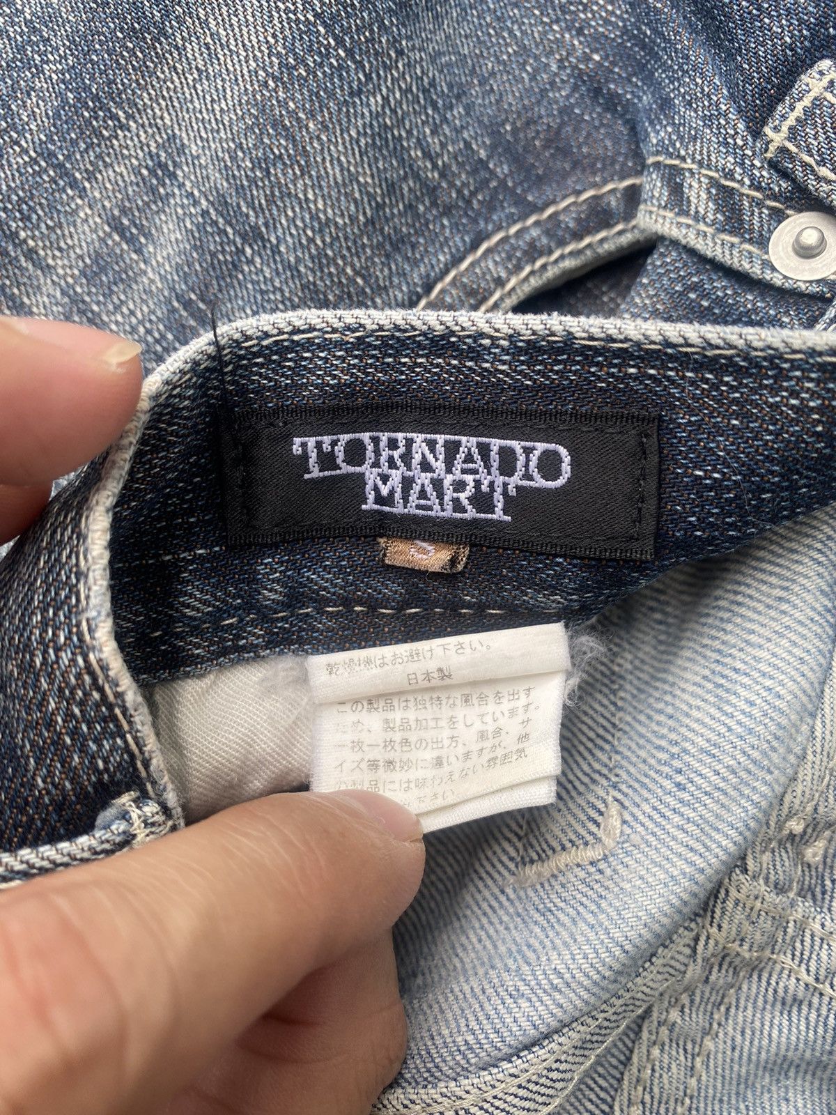 Japanese Brand × Tornado Mart Flare Jeans Tornado Mart Distressed Bootcut Size US 28 / EU 44 - 25 Thumbnail