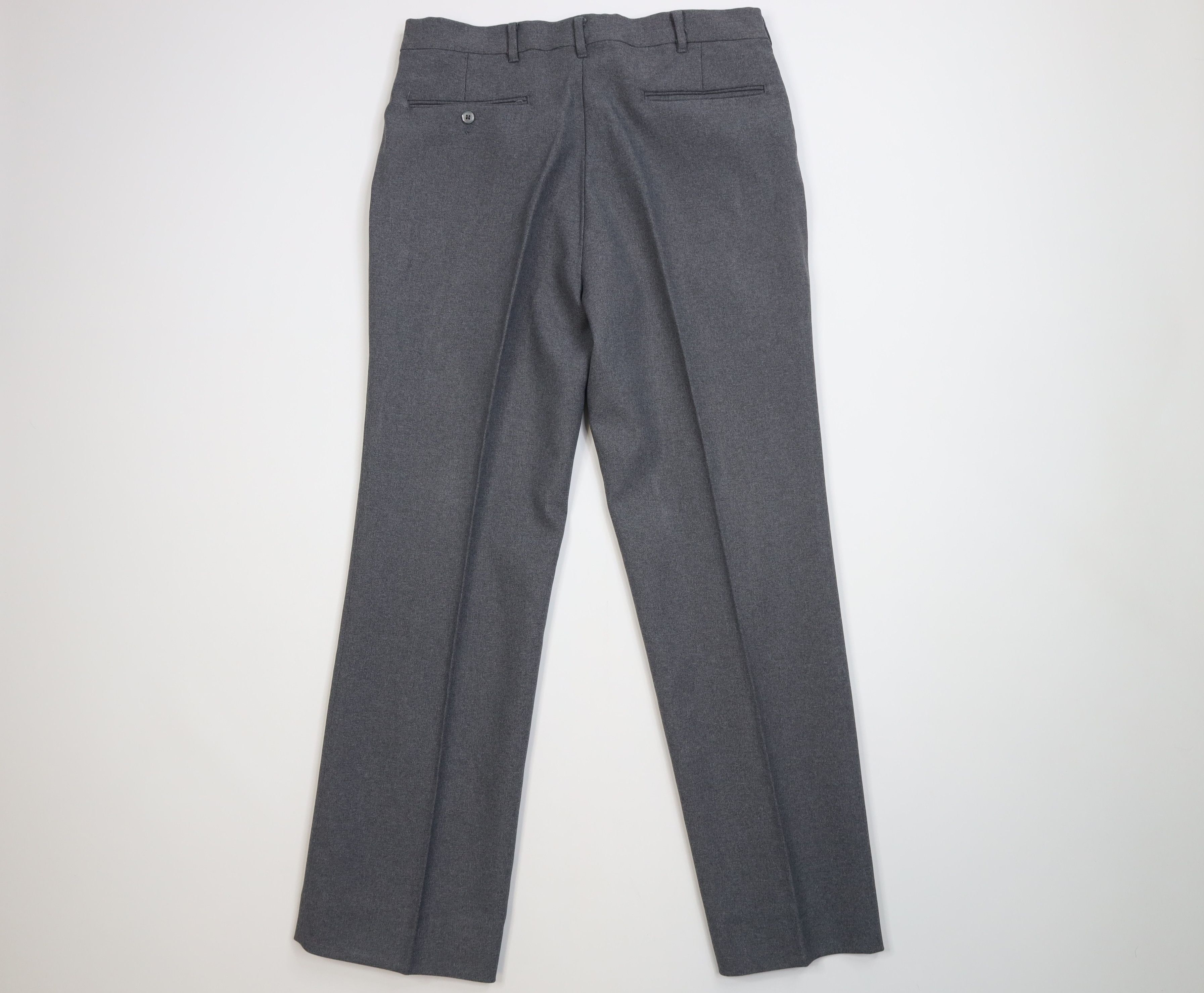 Vintage Vintage 70s Streetwear Flared Wide Leg Chino Pants Gray USA Size US 32 / EU 48 - 10 Thumbnail