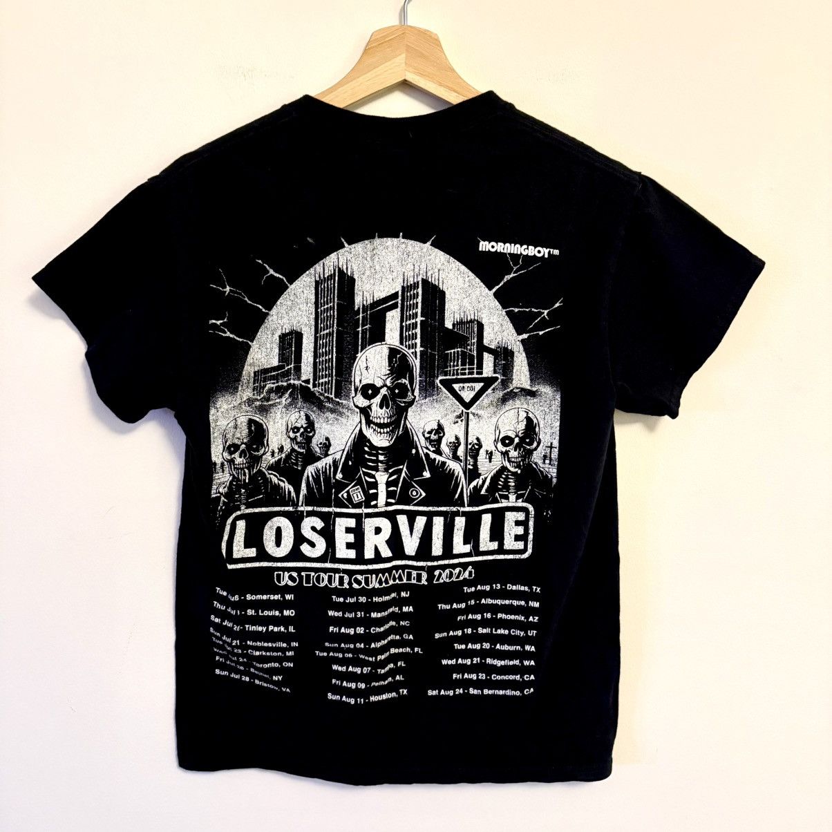 Band Tees Limp Bizkit Loserville 2024 Tour Morningboy Graphic Tee Size US S / EU 44-46 / 1 - 3 Thumbnail