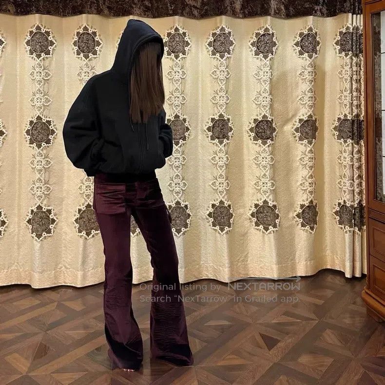 Vetements Vetements size XS Purple Velvet Flared Pants Size 23" - 7 Thumbnail