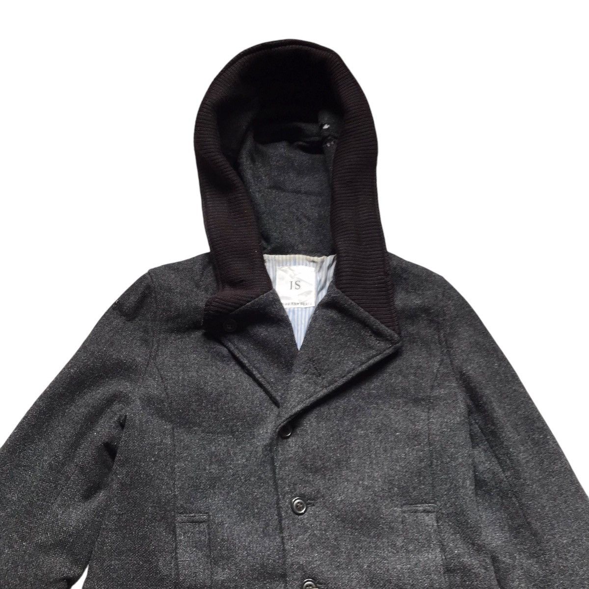 Issey Miyake VINTAGE ISSEY MIYAKE SUNAU KUWAHARA WOOL IF SIX WAS NINE JAC Size S / US 4 / IT 40 - 5 Thumbnail