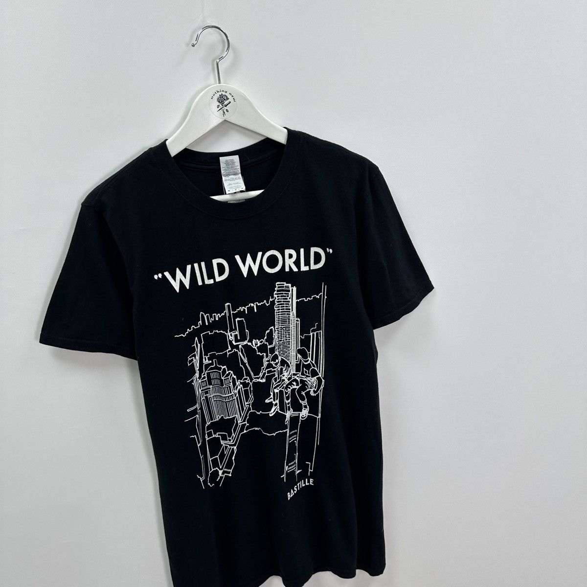 Band Tees Vintage 00s Bastille Wild World Indie Pop band promo tee y2k Size US M / EU 48-50 / 2 - 3 Thumbnail