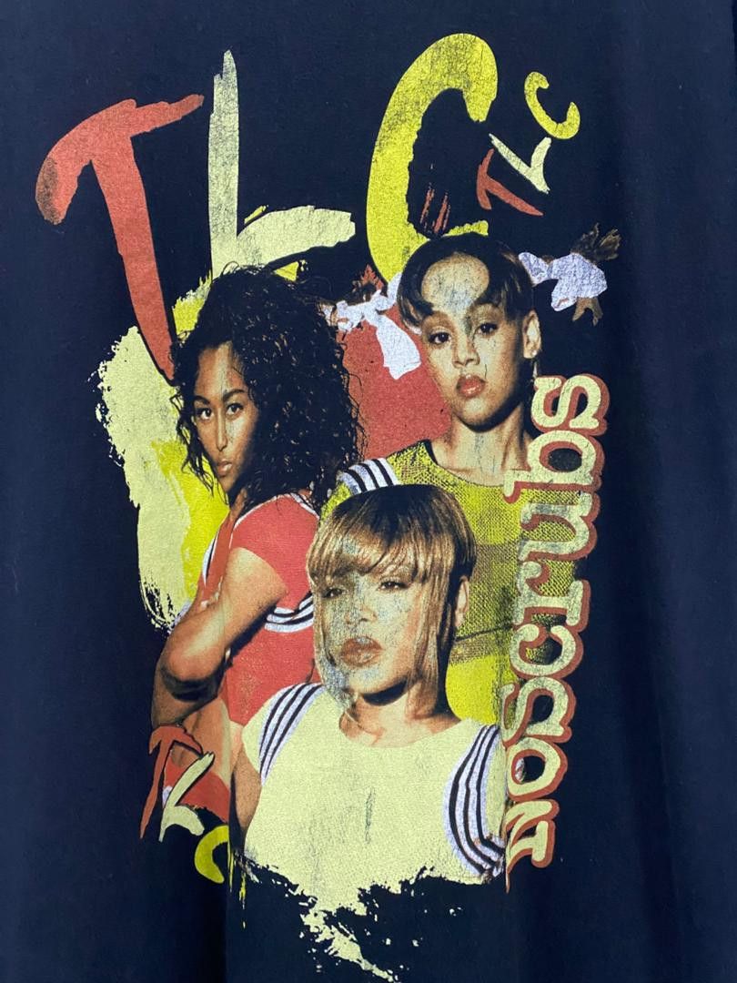 Rap Tees VTG TLC female group rap tees Size US XL / EU 56 / 4 - 3 Thumbnail