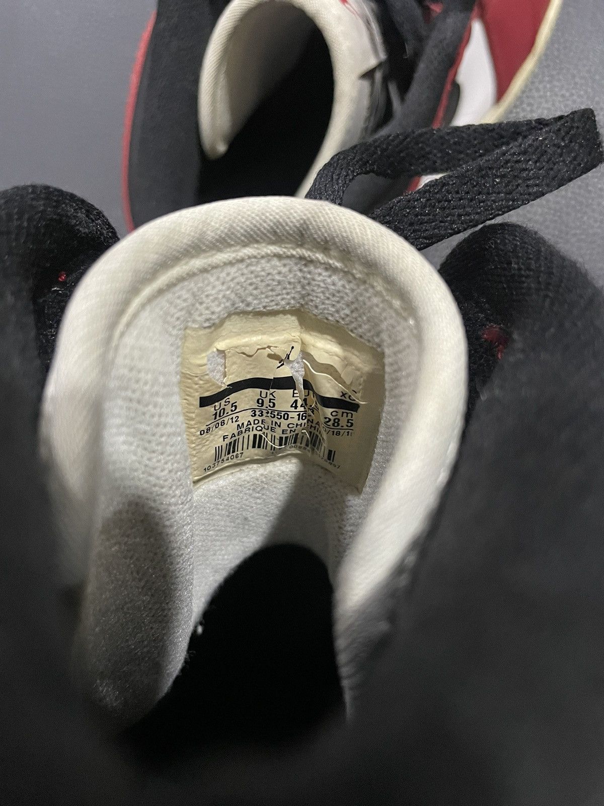 Jordan Brand Jordan 1 Retro Chicago 2013 Size US 10.5 / EU 43-44 - 13 Thumbnail