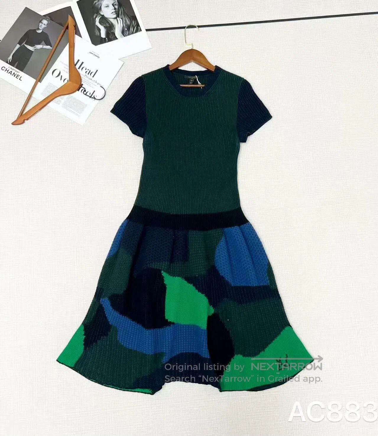 Louis Vuitton Louis Vuitton Knit Color-Blocked Dress. Size XL / US 12-14 / IT 48-50 - 1 Thumbnail