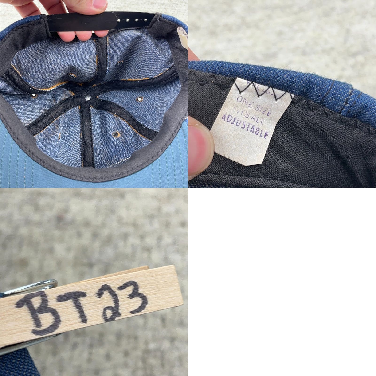 Vintage VINTAGE Eastern Coal Trucker Hat Cap Denim Made In USA 80s Mining Co Patch WV Mens One Size Blue Cotton Nylon Denim Adjustable Snapback Size ONE SIZE - 8 Thumbnail