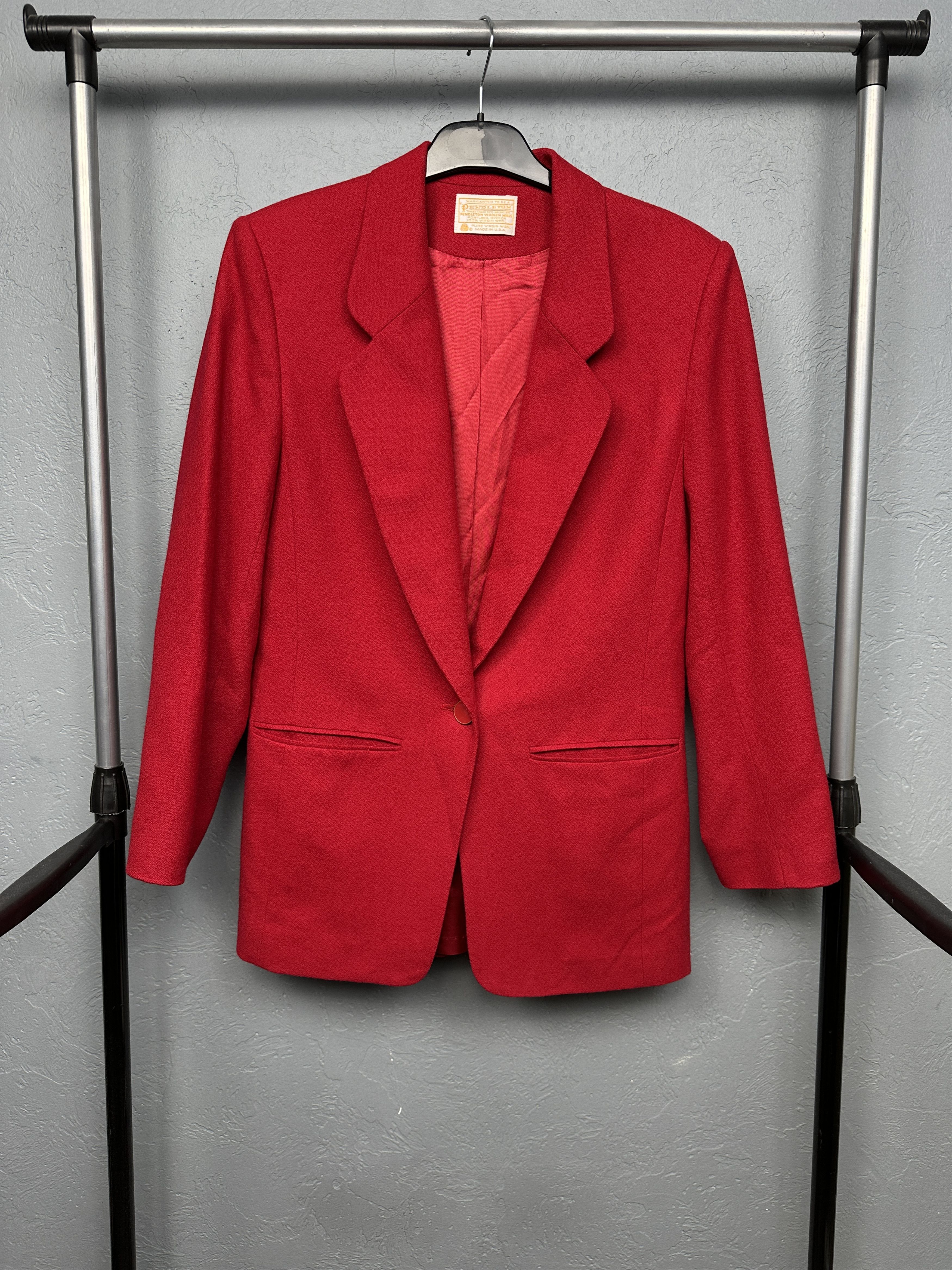 Pendleton Pendleton Vintage Womens Wool Blazer Jacket Size M / US 6-8 / IT 42-44 - 1 Thumbnail
