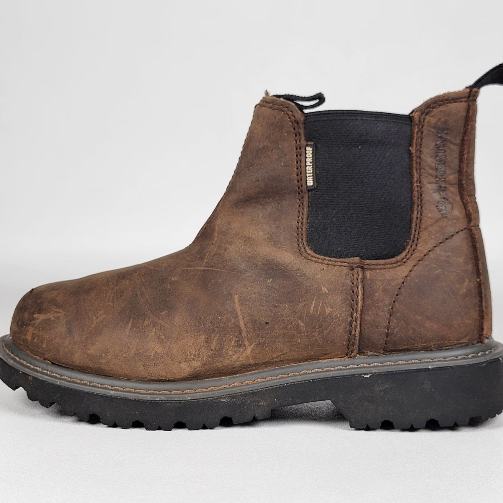 Vintage Wolverine Floorhand Romeo Waterproof Leather Brown Work Boot Women's Size 7W Size US 5 / IT 35 - 6 Thumbnail
