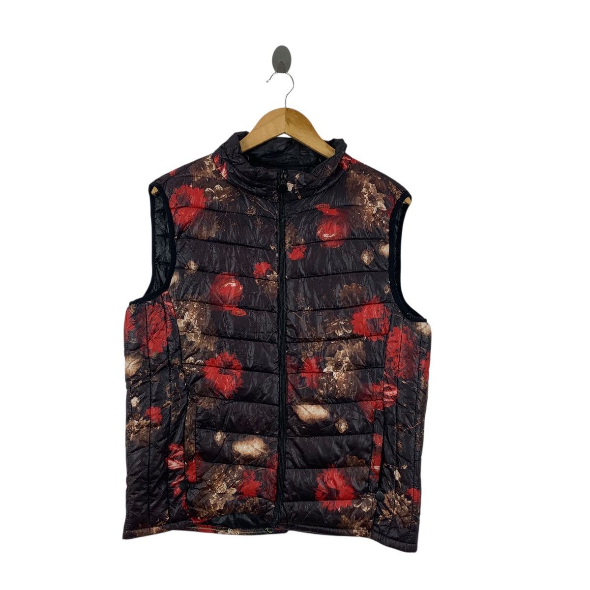 Other LAMBENT JAPAN FLORAL AOP Puffer Quilted Vest Jacket Size M / US 6-8 / IT 42-44 - 4 Thumbnail