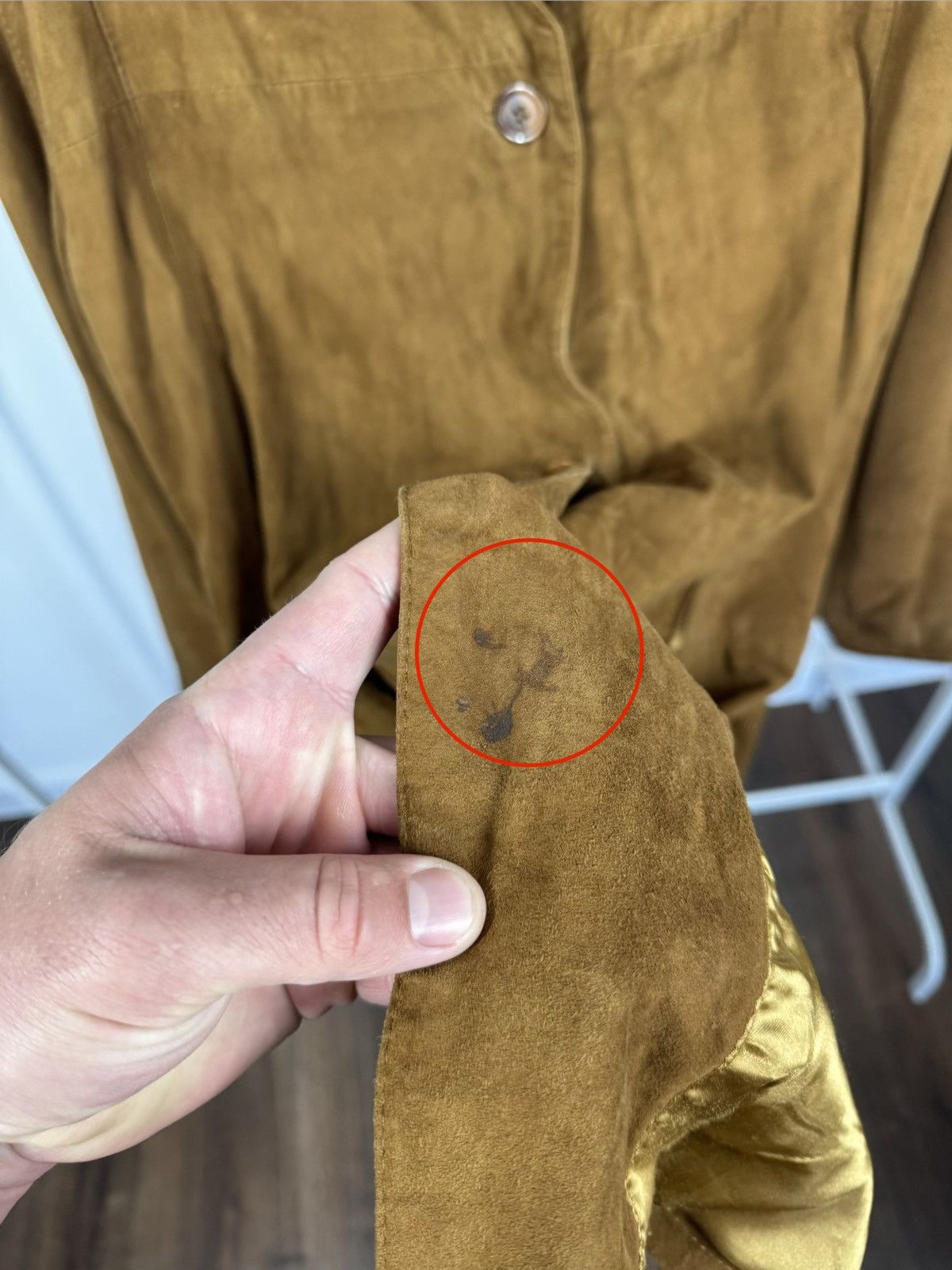Leather Vintage Brown Suede Leather Trench Coat Jacket Men’s Coat Size US L / EU 52-54 / 3 - 15 Thumbnail