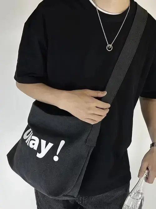 Japanese Brand Fashion hip hop okay! shoulder bag messenger bag Size ONE SIZE - 2 Thumbnail