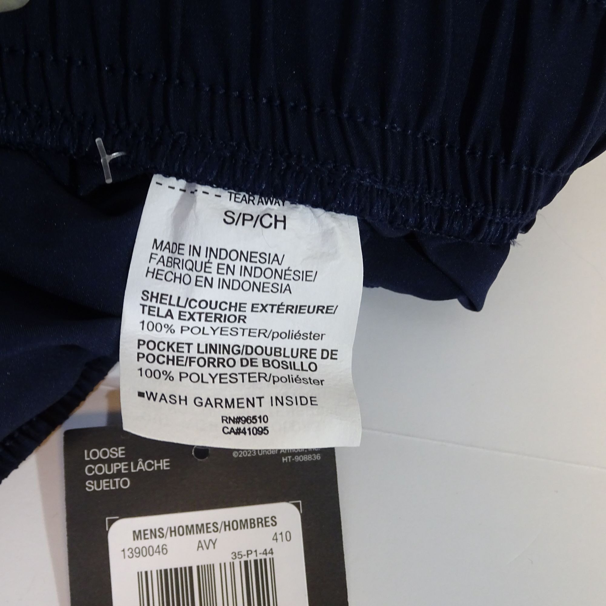 Under Armour Under Armour Loose Fit Men Blue Shorts Size S Size US 27 - 8 Thumbnail