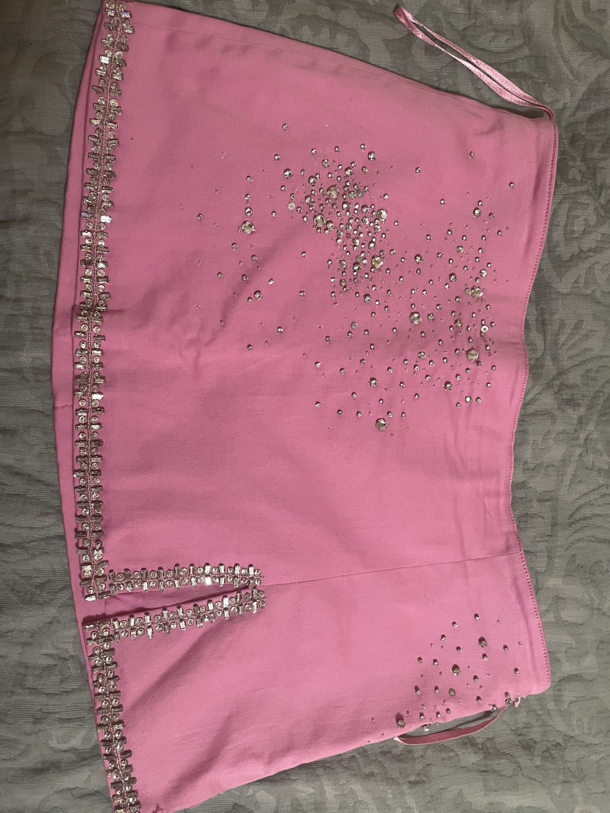 Neiman Marcus DES PHEMMES crystal skirt Size 28" / US 6 / IT 42 - 3 Thumbnail