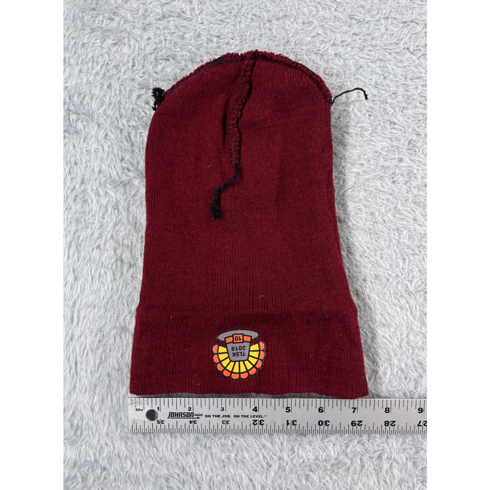 Vintage Turkey Leg 5K Run 2018 Beanie Toque Adult One Size Red Acrylic Running Outdoors Hat/Cap Size ONE SIZE - 5 Thumbnail