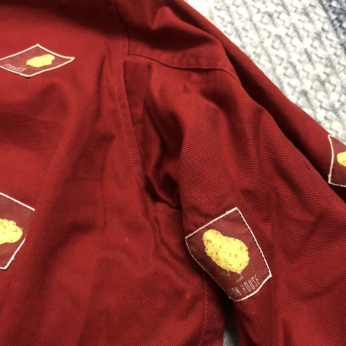 Japanese Brand × Pink House × Vintage Rare Vintage Pink House ‘Chick’ Monogram Bomber Jacket Size US L / EU 52-54 / 3 - 7 Thumbnail