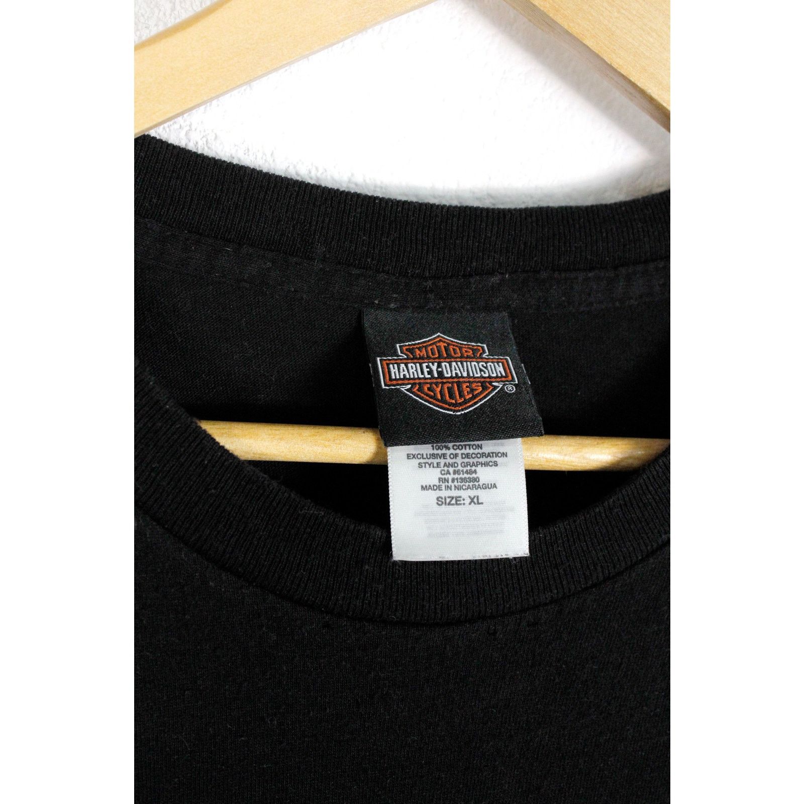 Harley Davidson Harley Davidson Banff Alberta Canada Wolf Graphic Tee Size US XL / EU 56 / 4 - 3 Thumbnail