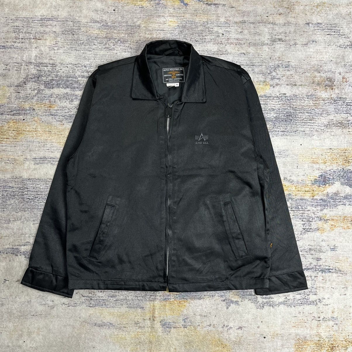 Alpha Industries Alpha Industries nylon rayon work jacket Size US L / EU 52-54 / 3 - 2 Thumbnail