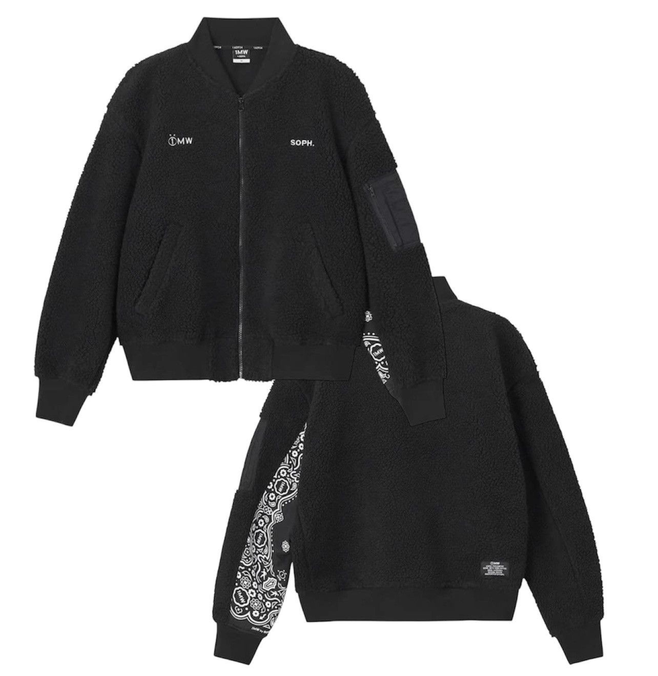 2021 FW Soph X GU sherpa MA-1 jacket