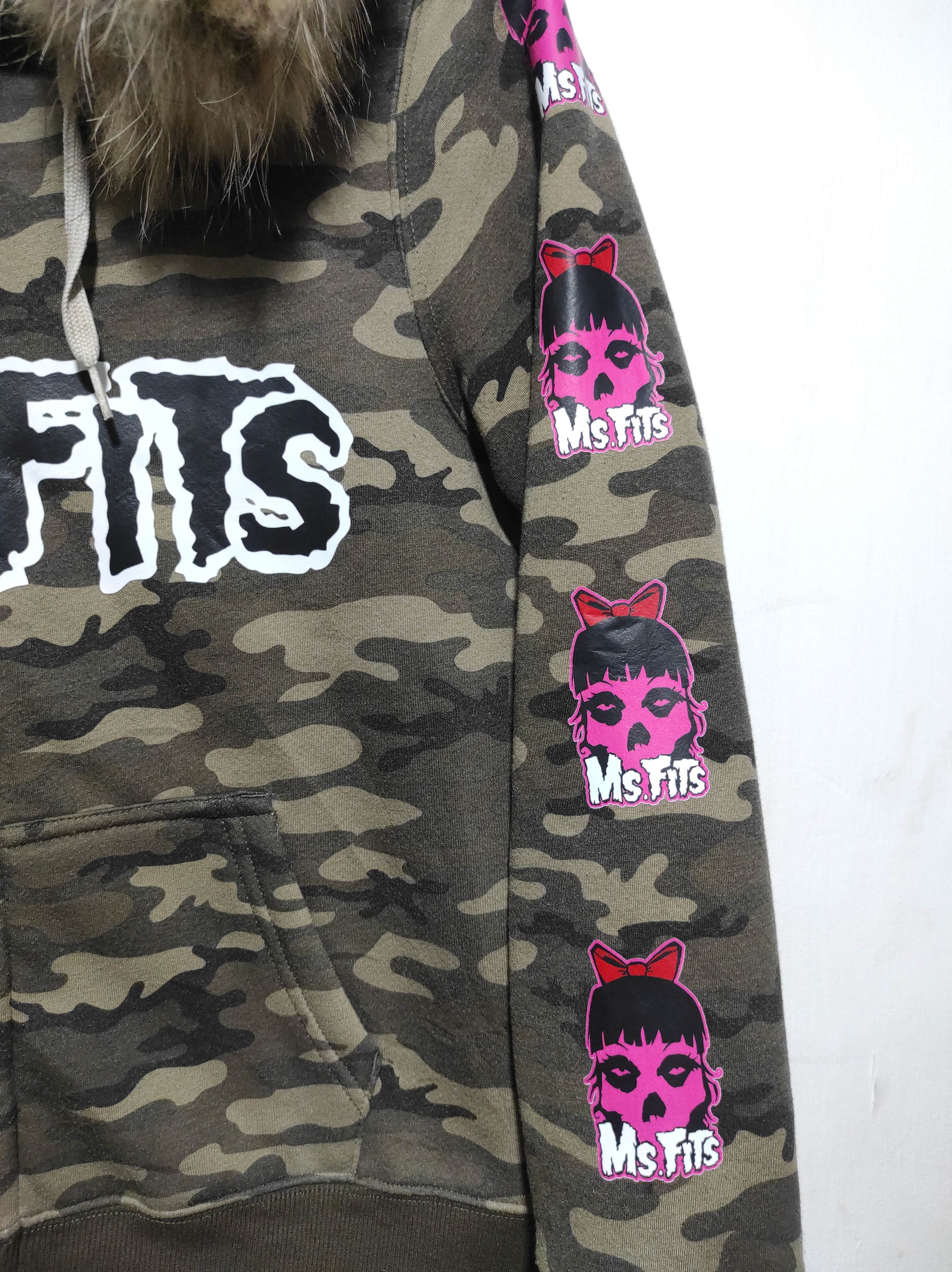 If Six Was Nine Custom Camo Misfits Zip Fur Hoodie i6w9 lgb style Size US S / EU 44-46 / 1 - 11 Thumbnail