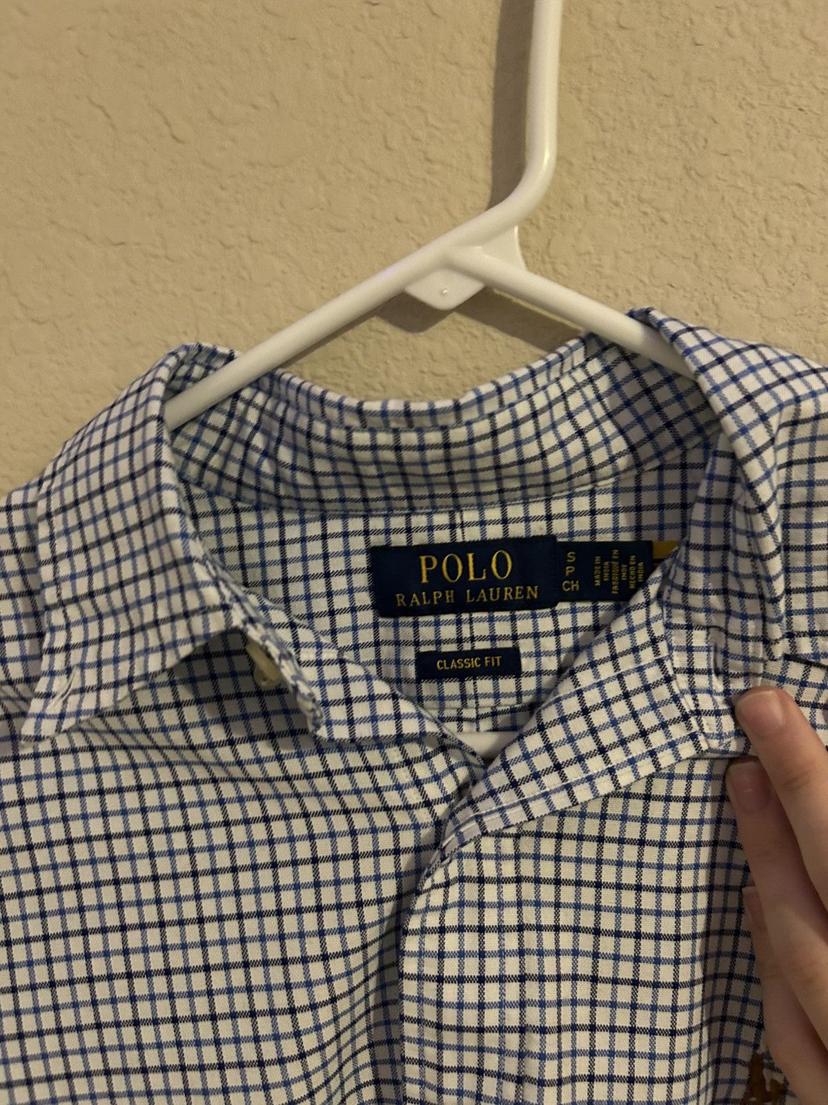 Polo Ralph Lauren Polo Ralph Lauren blue plaid long sleeve shirt (small) Size US S / EU 44-46 / 1 - 3 Thumbnail