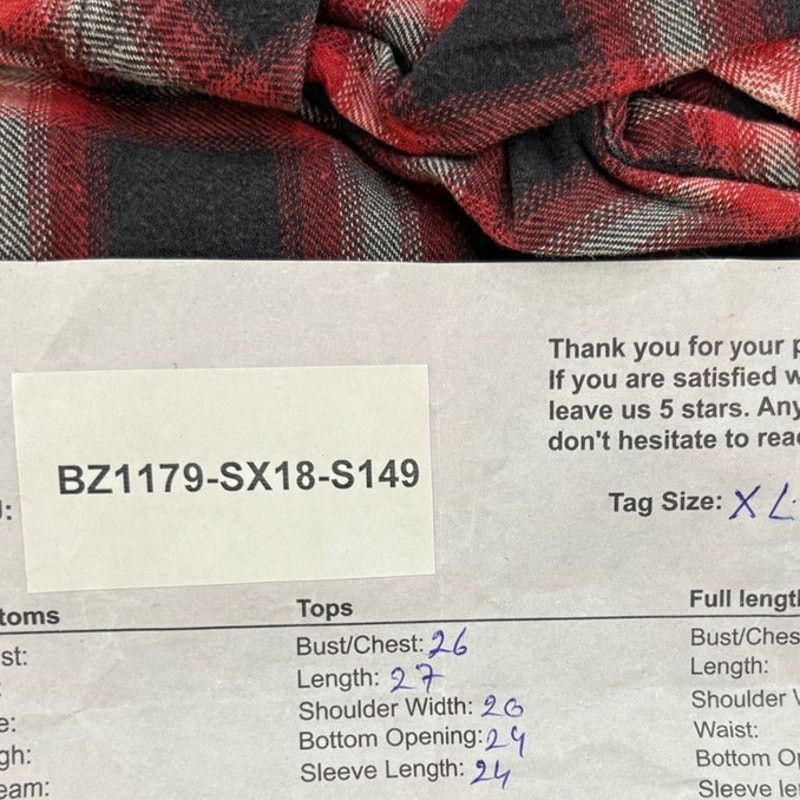 Other Woolrich Men's Button Down Shirt Red Black Plaid XL Size US XL / EU 56 / 4 - 6 Thumbnail