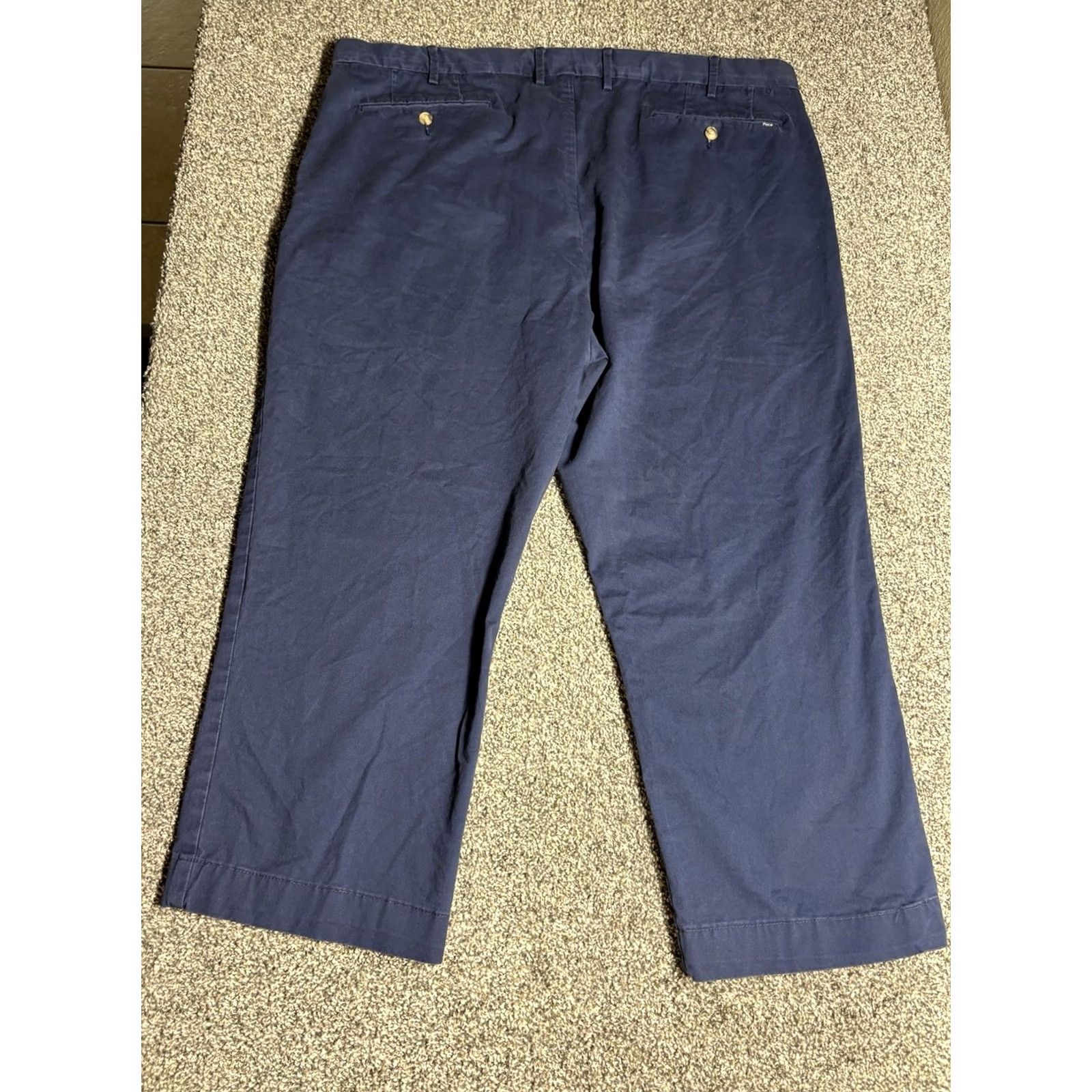 Polo Ralph Lauren Polo Ralph Lauren Chino Pants Men 44x27 Cotton Stretch Blue Regular Waist Flat Front 5-Pocket Size US XXL / EU 58 / 5 - 7 Thumbnail