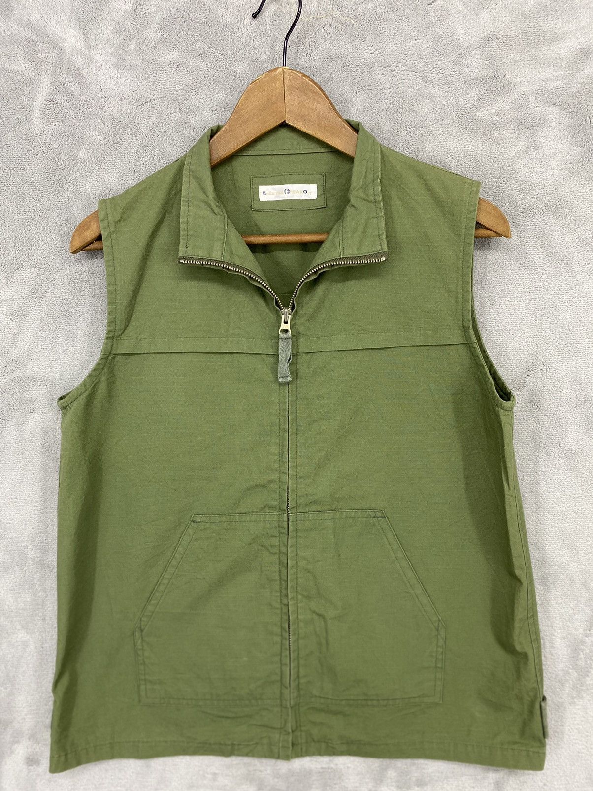 Japanese Brand Unilimited Freak Out Sleeveless Jacket Vest Coat Green Size M / US 6-8 / IT 42-44 - 3 Thumbnail
