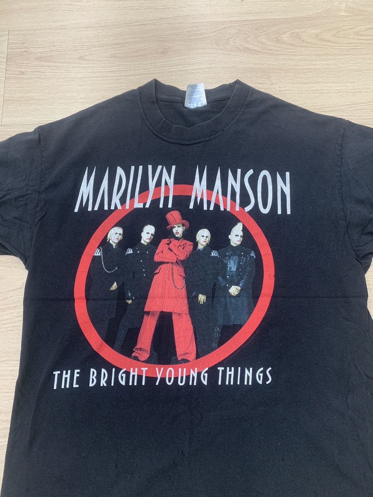 Band Tees × Marilyn Manson MARILYN MANSON TOUR BAND SHIRT DEFTONES OASIS JUSTIN NIRVANA Size US M / EU 48-50 / 2 - 8 Thumbnail