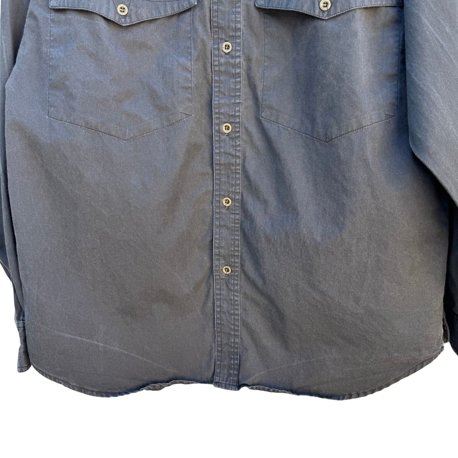Georges Marciano Georges Marciano Vintage Mens M Charcoal Long Sleeve Button Size US M / EU 48-50 / 2 - 11 Thumbnail