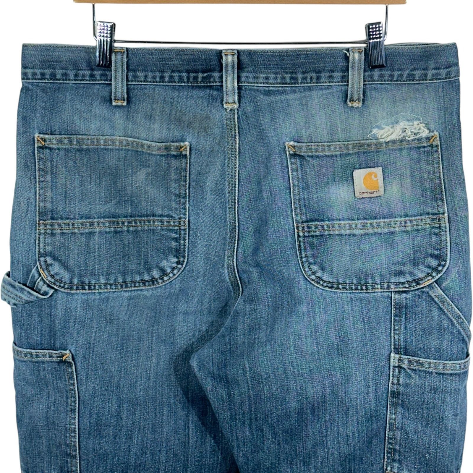 Vintage Vintage Carhartt Carpenter Denim Jeans Size US 36 / EU 52 - 4 Thumbnail