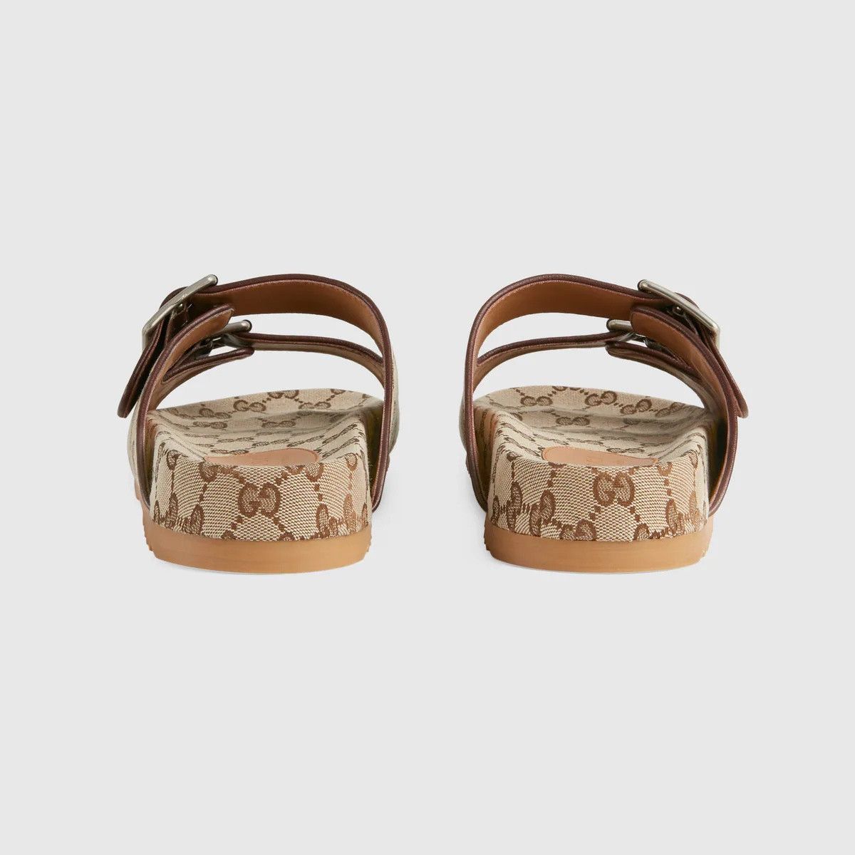 Gucci o1loc1c0625 Slide Sandals With Straps in Beige Size US 7.5 / EU 40-41 - 4 Thumbnail